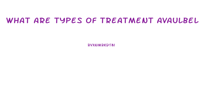 What Are Types Of Treatment Avaulbel For Sexual Dysfunction