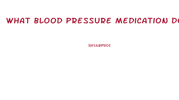 What Blood Pressure Medication Does Not Cause Erectile Dysfunction