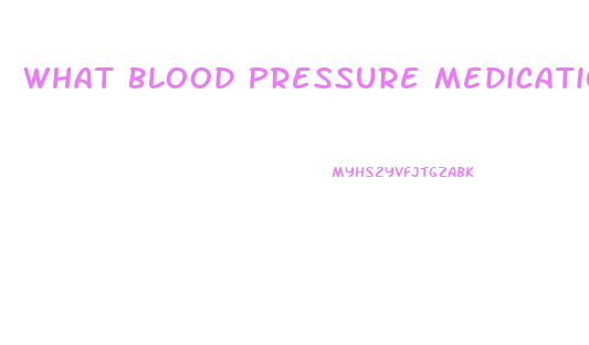 What Blood Pressure Medications Cause Impotence
