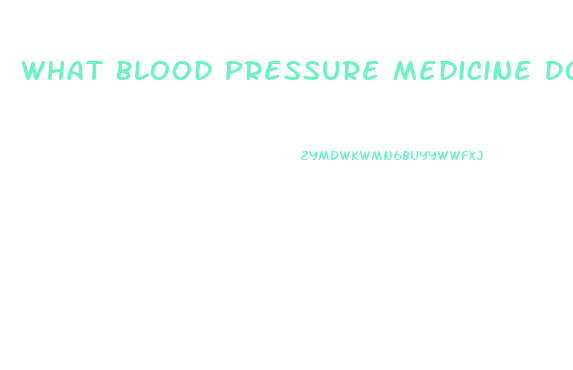 What Blood Pressure Medicine Does Not Cause Impotence