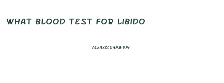 What Blood Test For Libido
