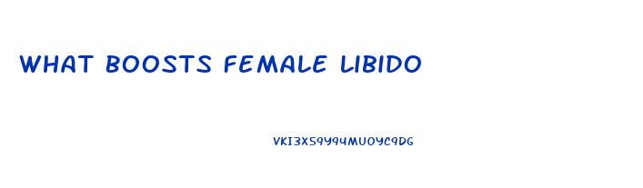 What Boosts Female Libido