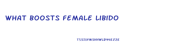 What Boosts Female Libido