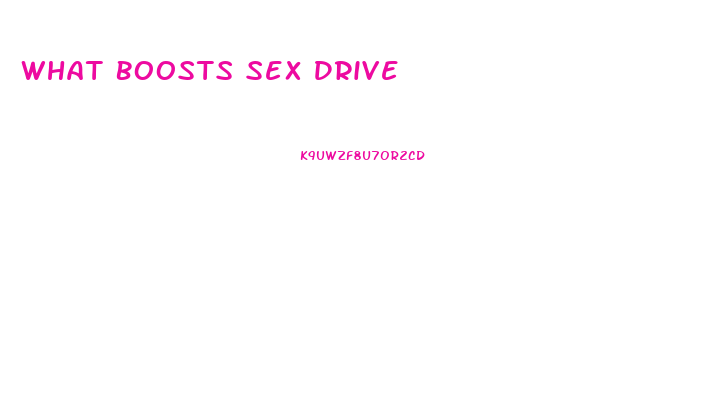 What Boosts Sex Drive