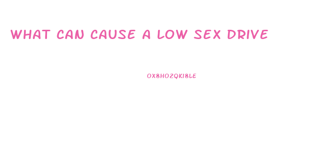 What Can Cause A Low Sex Drive