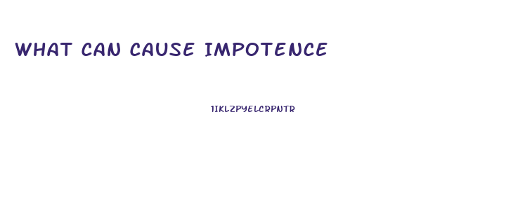 What Can Cause Impotence