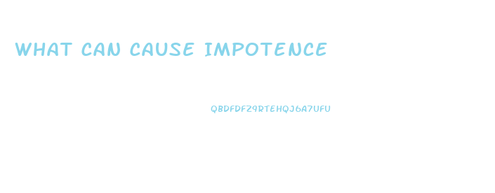 What Can Cause Impotence