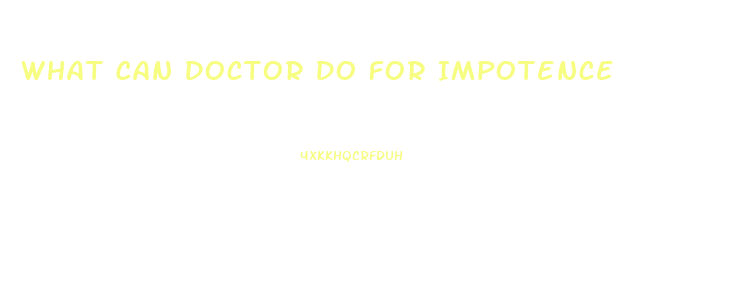 What Can Doctor Do For Impotence