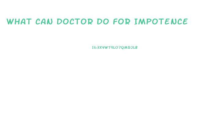 What Can Doctor Do For Impotence
