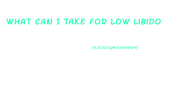 What Can I Take For Low Libido