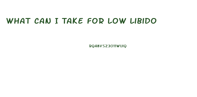 What Can I Take For Low Libido