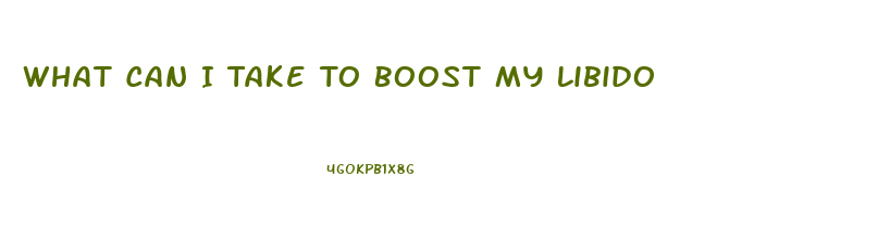 What Can I Take To Boost My Libido