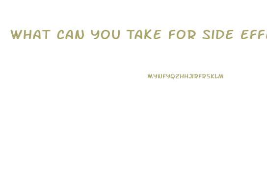 What Can You Take For Side Effects Of Sildenafil