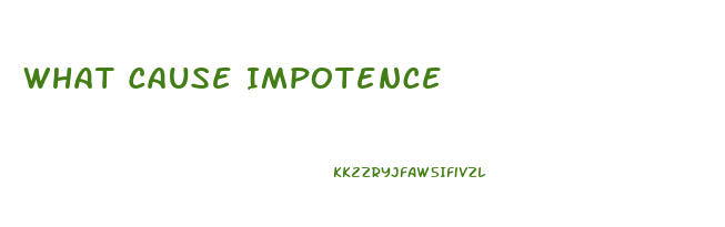 What Cause Impotence