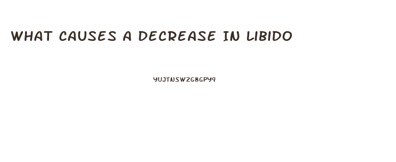 What Causes A Decrease In Libido