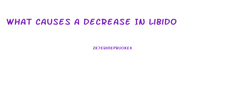 What Causes A Decrease In Libido