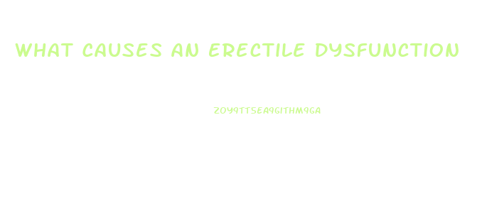 What Causes An Erectile Dysfunction