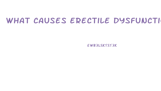 What Causes Erectile Dysfunction In Males