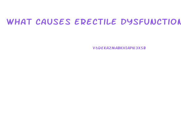 What Causes Erectile Dysfunction In Males