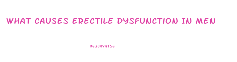 What Causes Erectile Dysfunction In Men