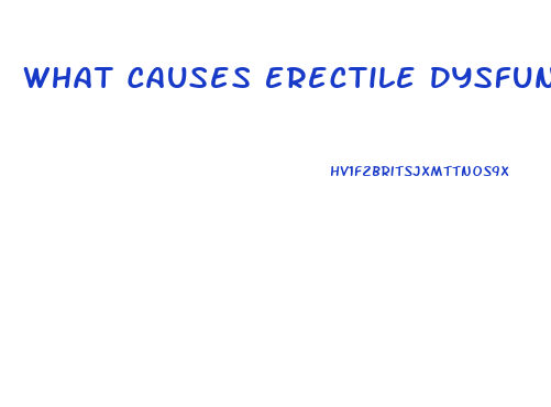 What Causes Erectile Dysfunction In Older Men