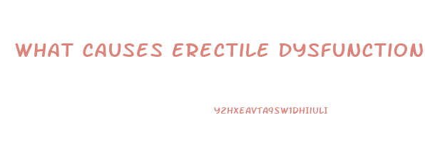 What Causes Erectile Dysfunction