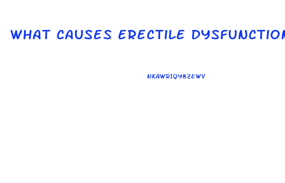 What Causes Erectile Dysfunction