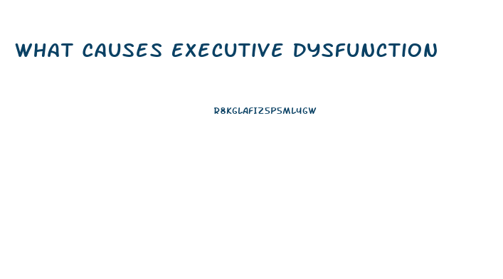 What Causes Executive Dysfunction