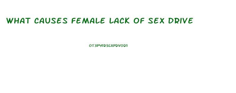 What Causes Female Lack Of Sex Drive