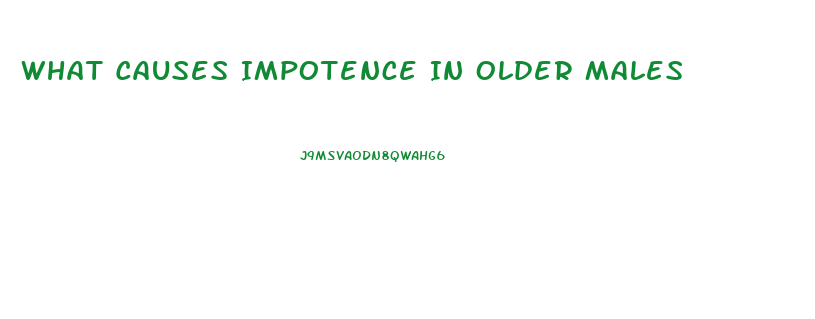 What Causes Impotence In Older Males