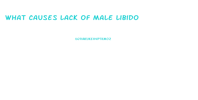 What Causes Lack Of Male Libido