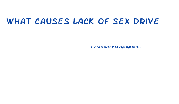 What Causes Lack Of Sex Drive