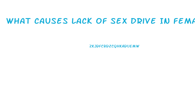 What Causes Lack Of Sex Drive In Females