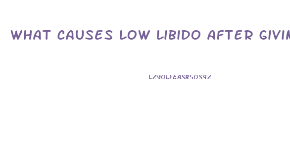 What Causes Low Libido After Giving Birth