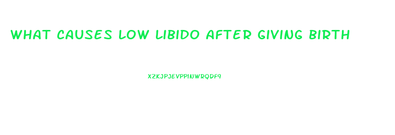 What Causes Low Libido After Giving Birth