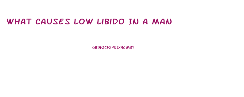 What Causes Low Libido In A Man