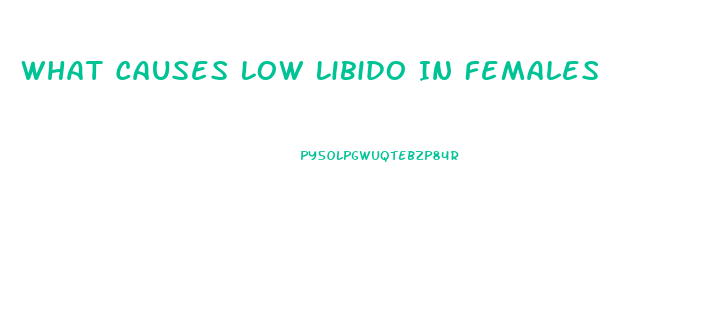 What Causes Low Libido In Females