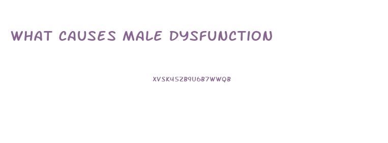 What Causes Male Dysfunction