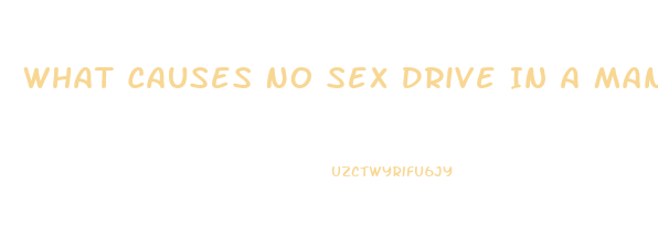 What Causes No Sex Drive In A Man