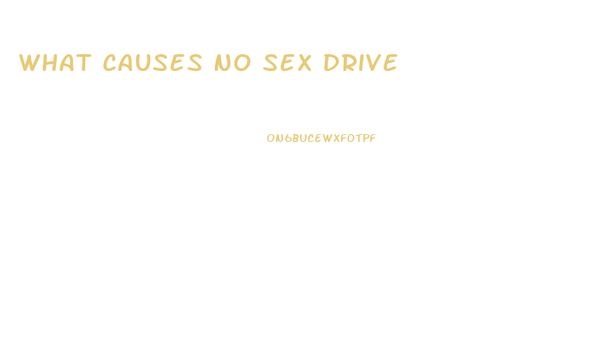 What Causes No Sex Drive