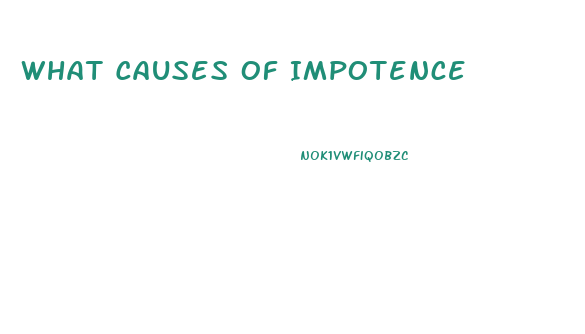 What Causes Of Impotence