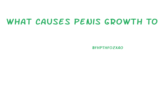 What Causes Penis Growth To Stop Before Finishing Middle School