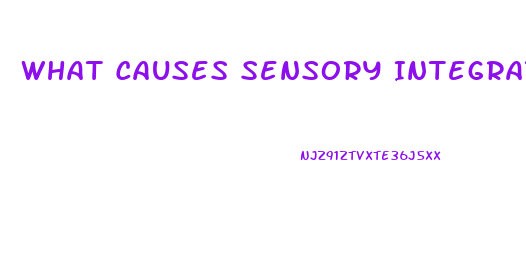 What Causes Sensory Integration Dysfunction