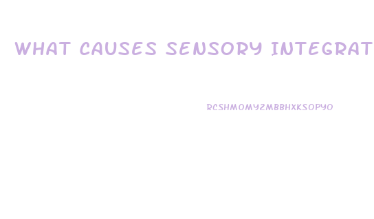 What Causes Sensory Integration Dysfunction