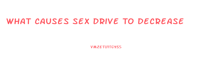 What Causes Sex Drive To Decrease