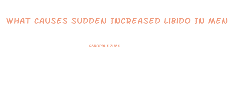 What Causes Sudden Increased Libido In Men