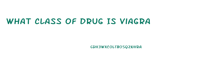 What Class Of Drug Is Viagra