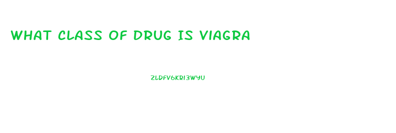 What Class Of Drug Is Viagra