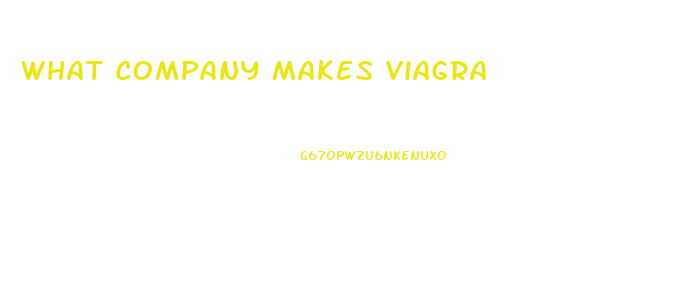 What Company Makes Viagra