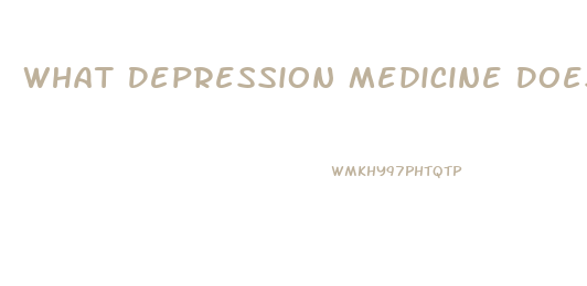 What Depression Medicine Doesnt Cause Impotence